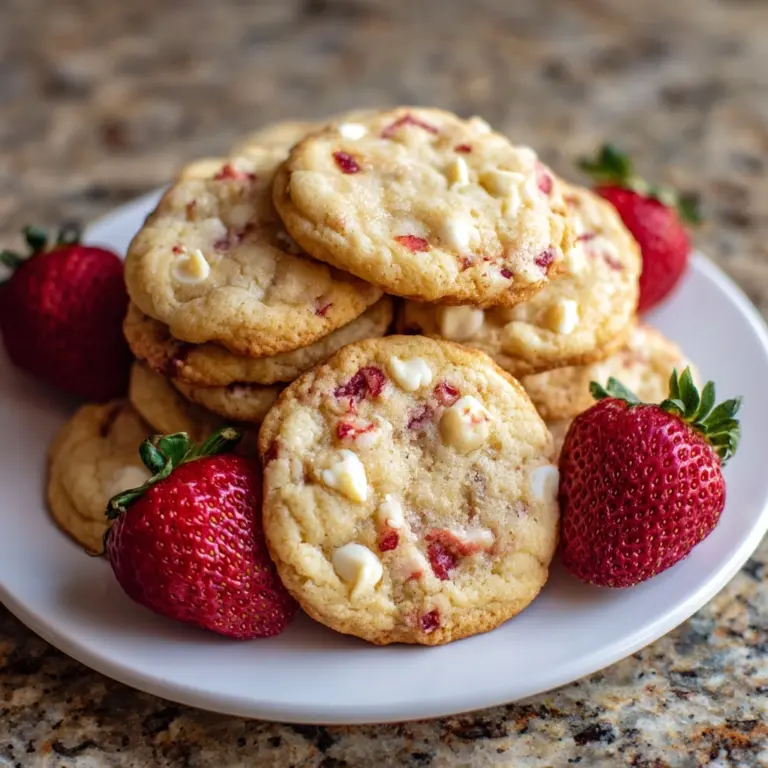 Strawberry Cheesecake Stuffed Cookies Recipe