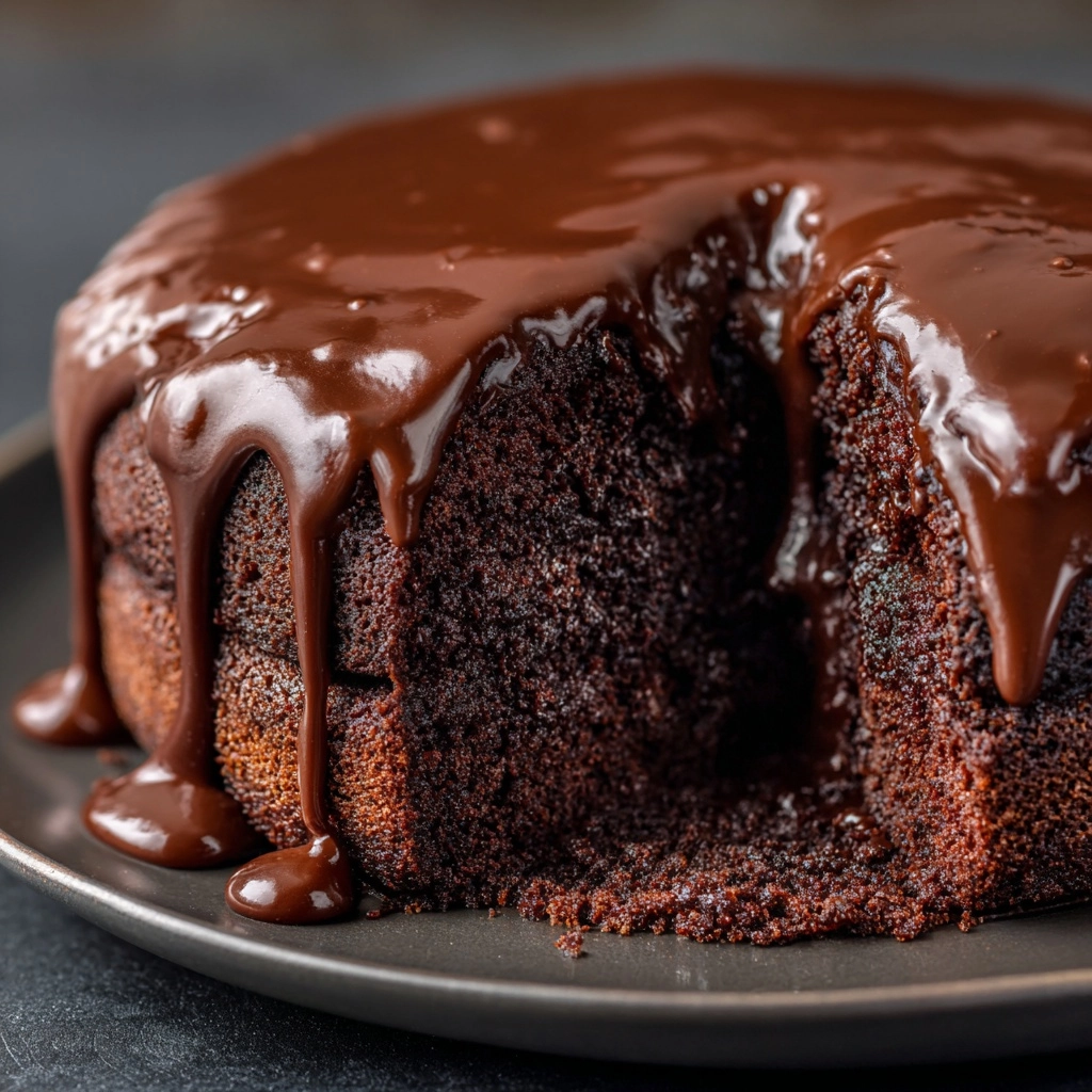 Chocolate Ooey Gooey Cake Recipe - Recipe Image