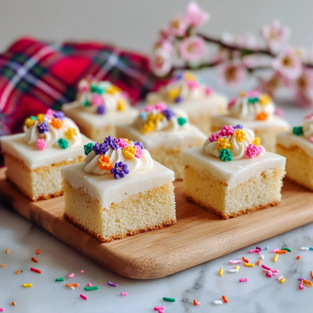 Frosted Easter Blondies Recipe - Recipe Image