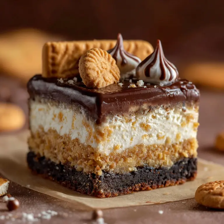 Brownie Layered Cookie Dough Cheesecake Recipe