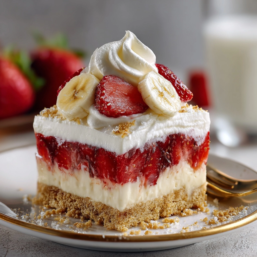 Strawberry Banana Cream Delight Recipe - Recipe Image