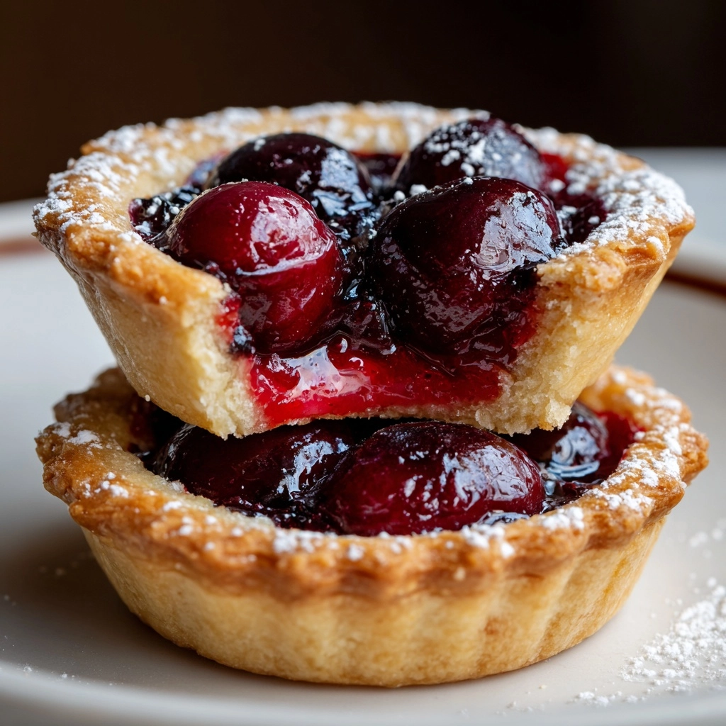 Mini Cherry Pies Recipe - Recipe Image