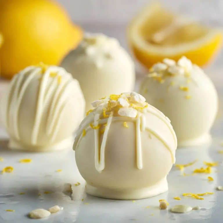 White Chocolate Lemon Truffles Recipe