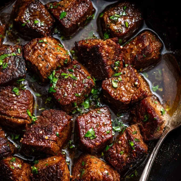 Cajun Garlic Butter Steak Bites Recipe