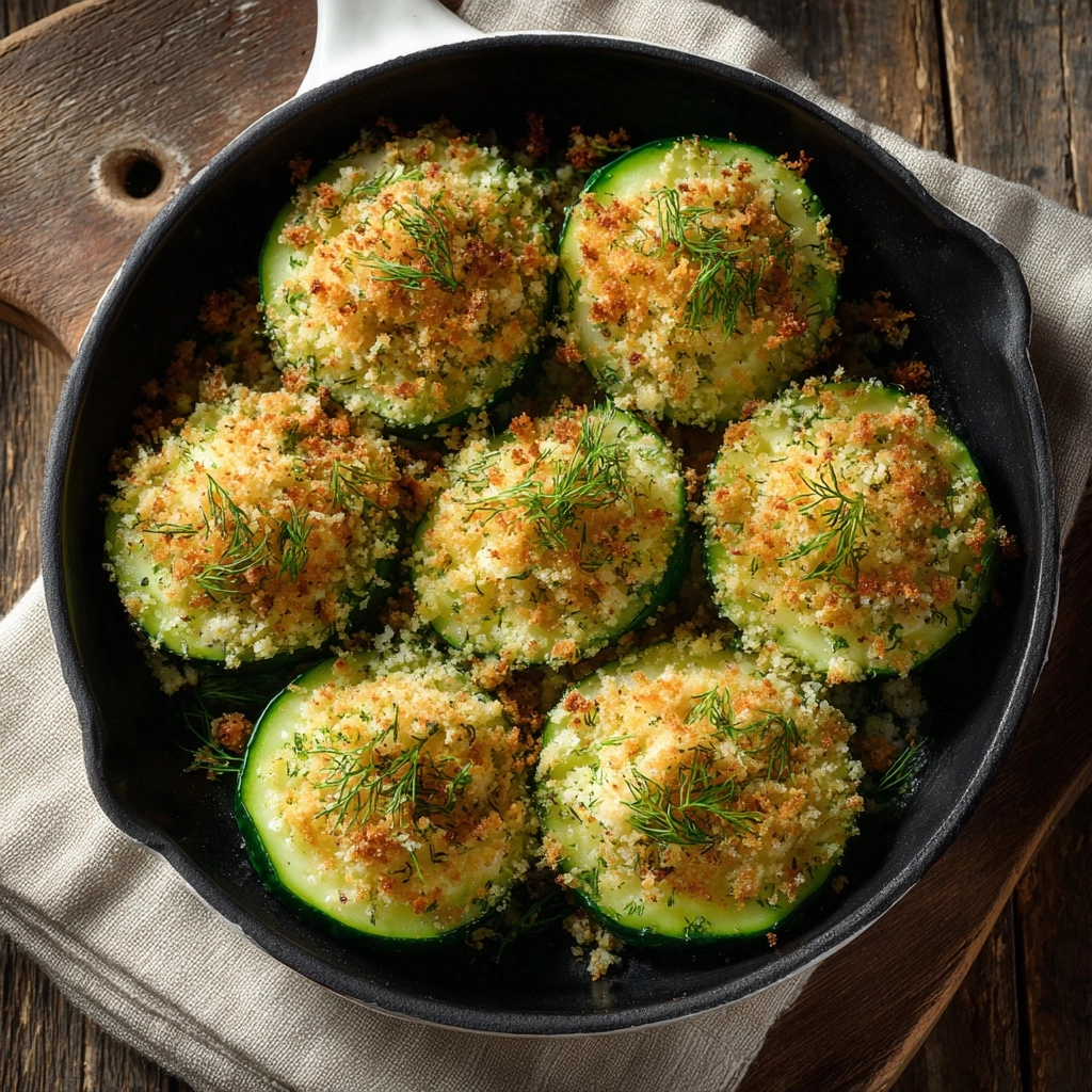 Baked Parmesan Zucchini Rounds Recipe - Recipe Image