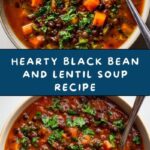 Black Bean and Lentil Soup Recipe
