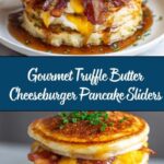 Truffle Butter Cheeseburger Pancake Sliders Recipe