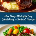 Slow Cooker Mississippi Beef Cubed Steaks Recipe