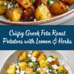 Greek Feta Roast Potatoes Recipe