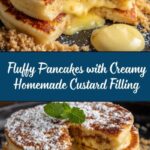 Fluffy Pancakes with Homemade Custard Filling Recipe