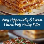 Pepper Jelly & Cream Cheese Puff Pastry Squares Recipe