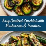 Sautéed Zucchini with Mushrooms and Tomatoes Recipe
