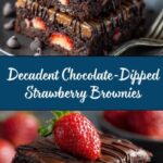 Chocolate-Dipped Strawberry Brownies Recipe