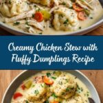 Creamy Chicken Stew and Dumplings Recipe