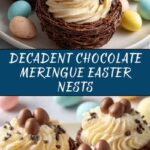 Chocolate Meringue Easter Nests Recipe