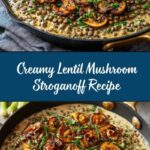 Lentil Mushroom Stroganoff: A Hearty Vegetarian Delight Recipe