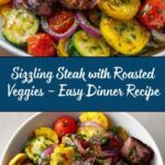 Sizzling Steak with Roasted Veggies Recipe