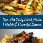 One-Pot Zesty Steak Pasta Recipe