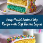 Easy Pastel Easter Cake Recipe! Recipe