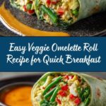 Effortless Veggie Omelette Roll Recipe