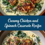 Creamy Chicken and Spinach Casserole Recipe