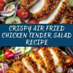 Air Fried Chicken Tender Salad with Honey Mustard Recipe
