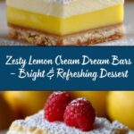 Zesty Lemon Cream Dream Bars Recipe
