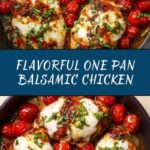 One Pan Balsamic Chicken Recipe