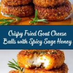 Fried Goat Cheese Balls with Spicy Sage Honey Recipe