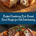 Baked Cranberry Brie Bread Bowl Recipe