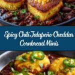 Chili and Jalapeño Cheddar Cornbread Minis Recipe
