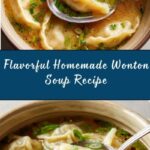 Homemade Wonton Soup Recipe
