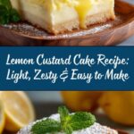 Lemon Custard Cake: A Delicious & Easy Recipe