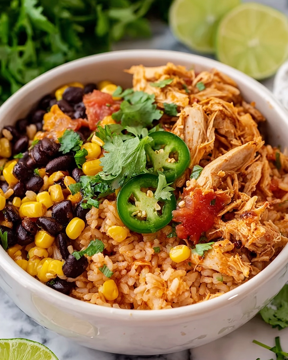 Instant Pot Chicken and Rice Burrito Bowls Recipe - Recipe Image