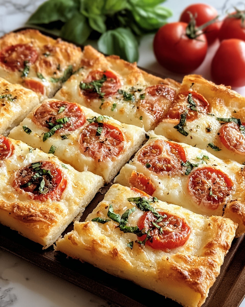 Crescent Roll Tomato-Basil Squares Recipe - Recipe Image