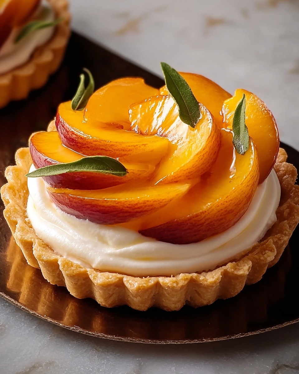 Easy Peach Tarts Recipe - Recipe Image