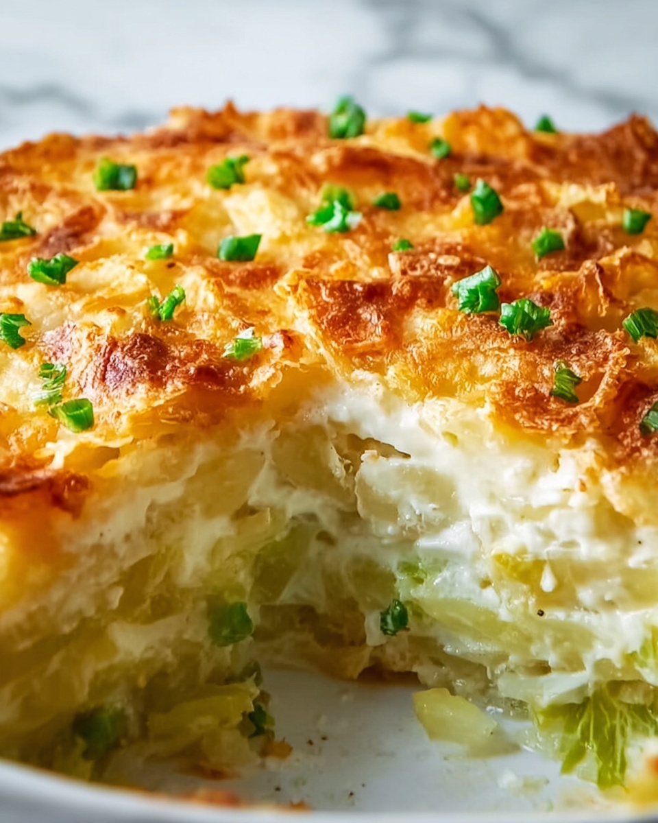 Old Fashioned Southern Cabbage Casserole Recipe - Recipe Image