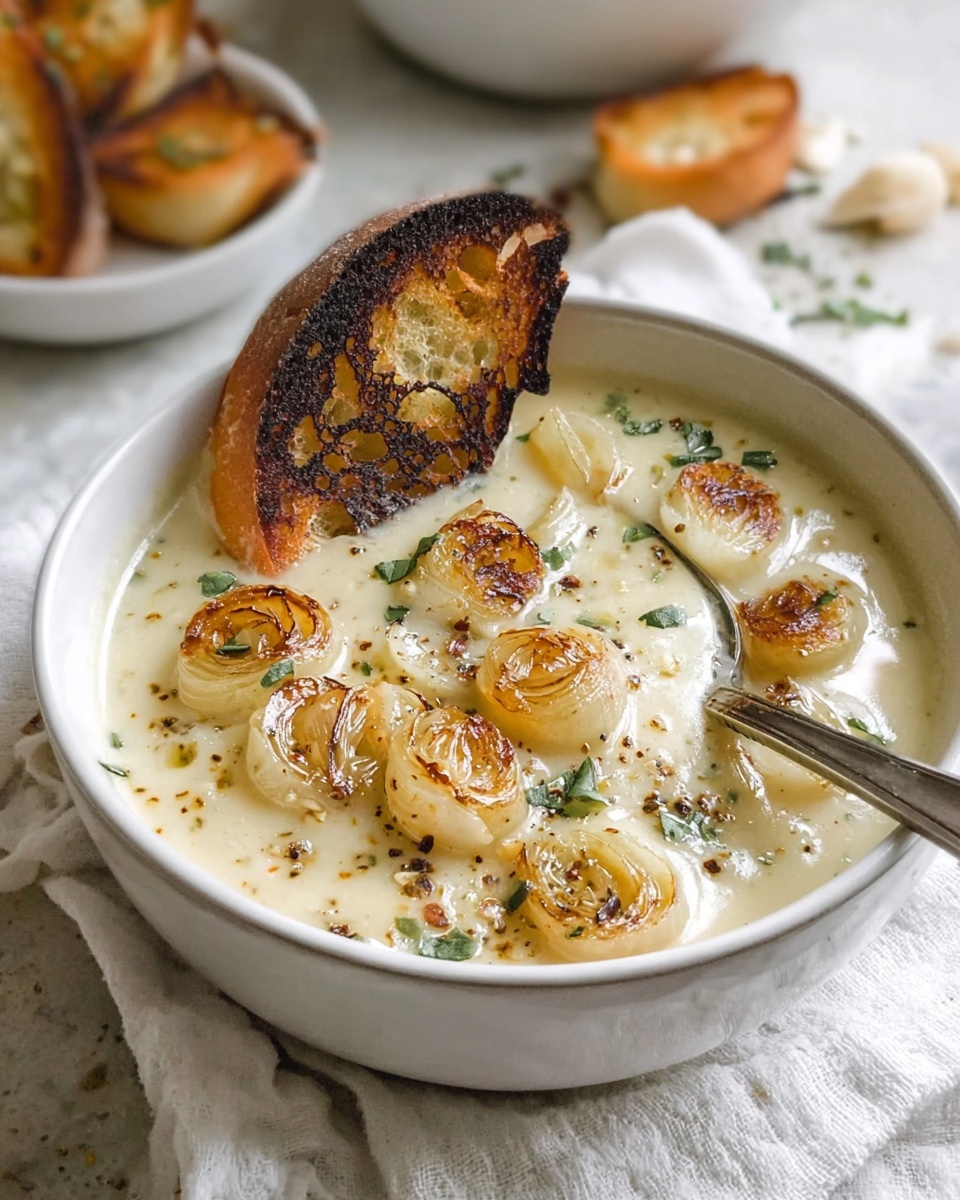 Country French Garlic Soup Recipe - Recipe Image