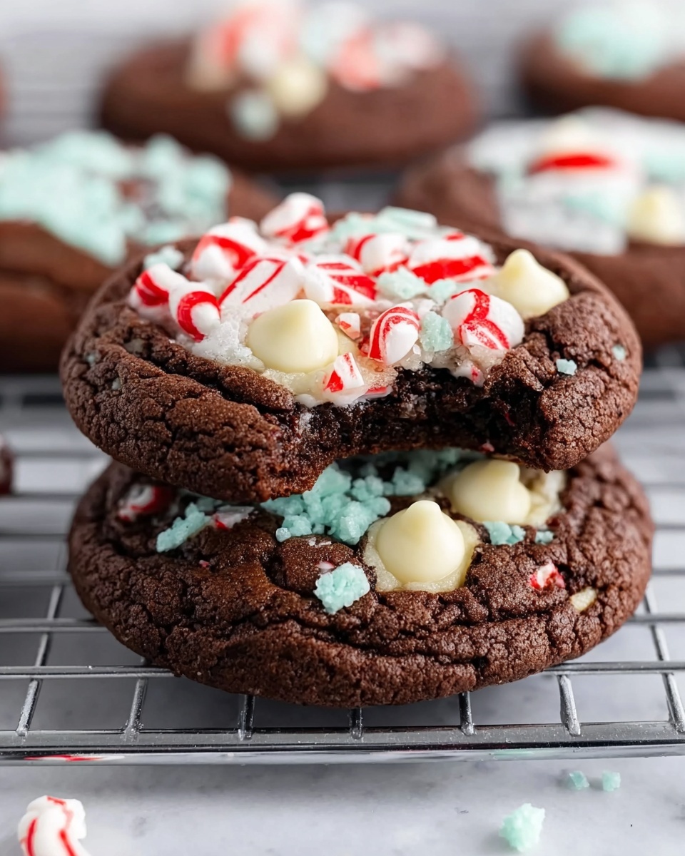 Peppermint Hot Chocolate Cookies Recipe - Recipe Image