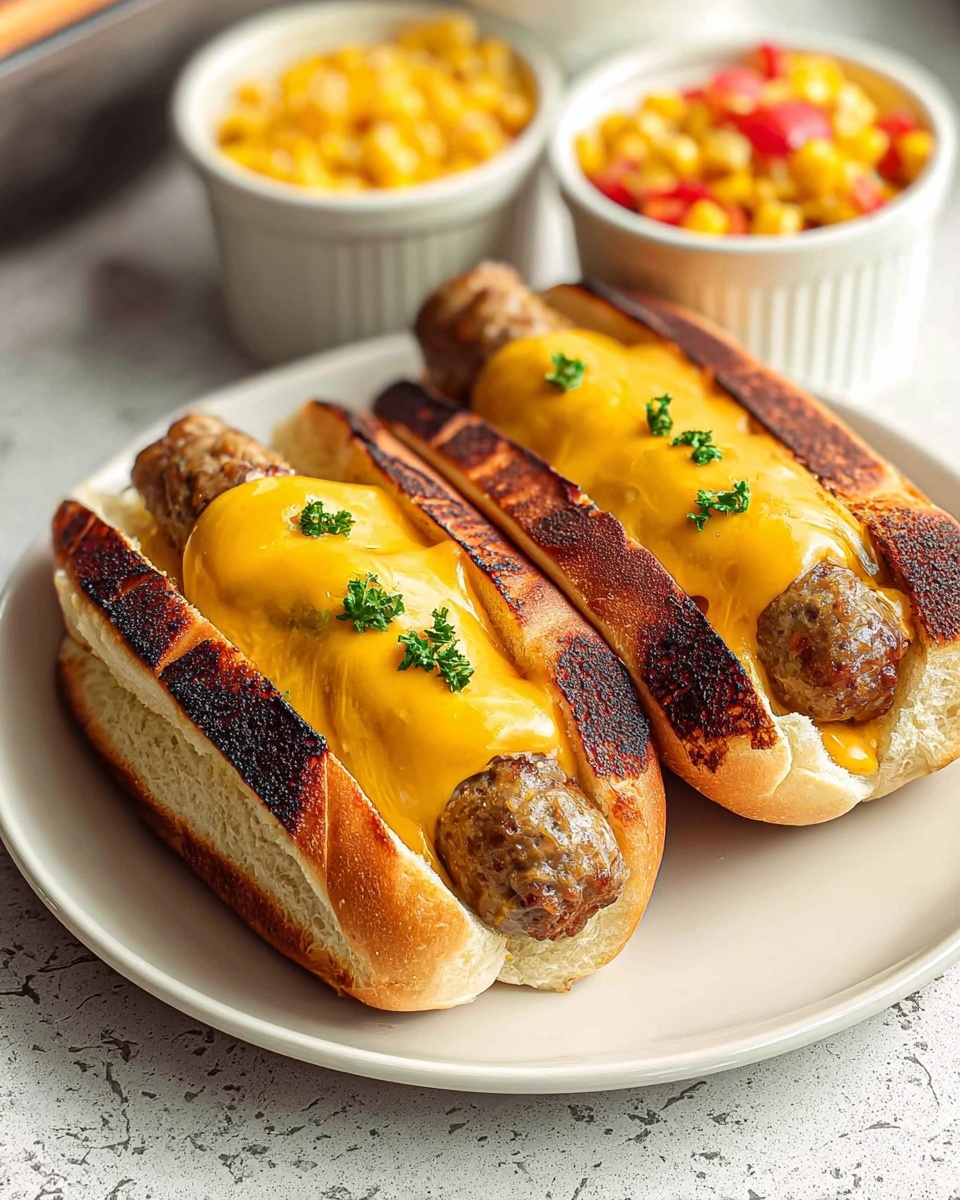 Air Fryer Grilled Cheese Hot Dogs: The Ultimate Comfort Food Recipe - Recipe Image