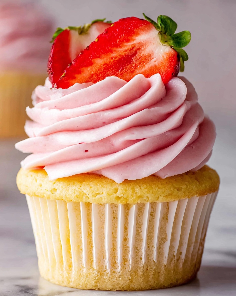 Strawberry Cupcakes Recipe - Recipe Image