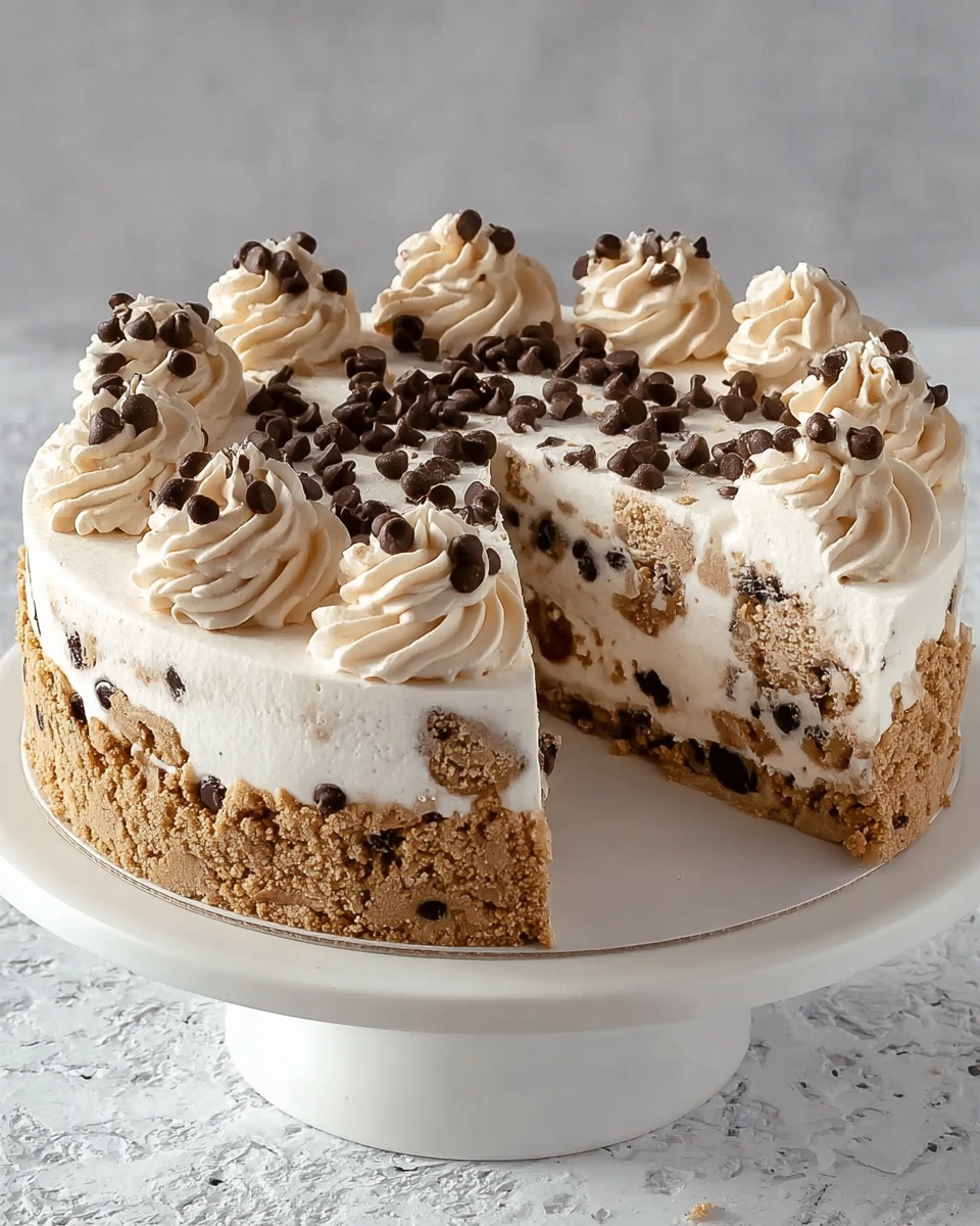 Chocolate Chip Cookie Ice Cream Cake Recipe - Recipe Image