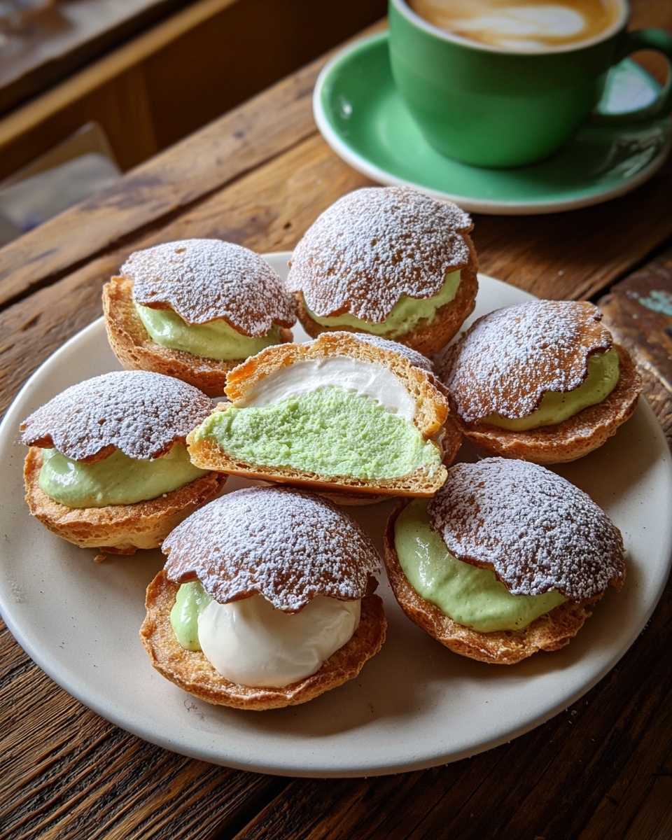 Pandan Coconut Madeleines Recipe - Recipe Image