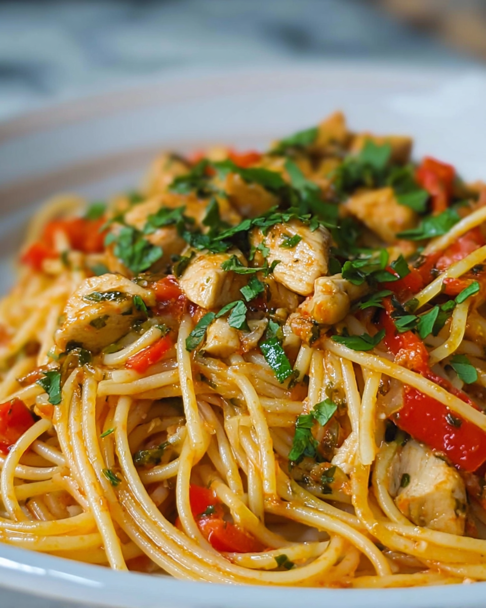 Chicken Spaghetti Recipe - Recipe Image