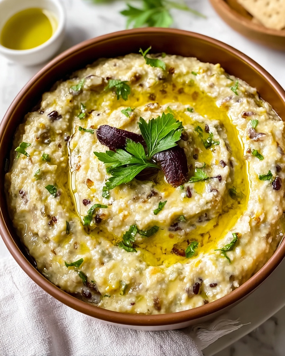 Melitzanosalata (Greek Eggplant Dip) Recipe - Recipe Image