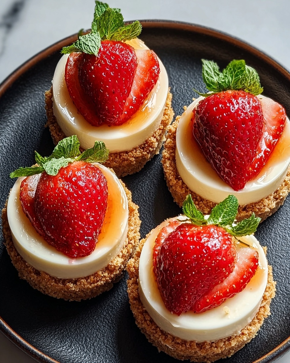Irresistible Cheesecake Stuffed Strawberries Recipe - Recipe Image