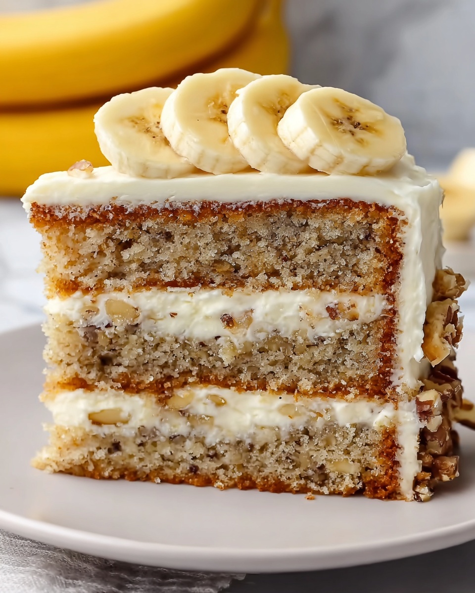 Banana Bread Cake with Cream Cheese Frosting Recipe - Recipe Image