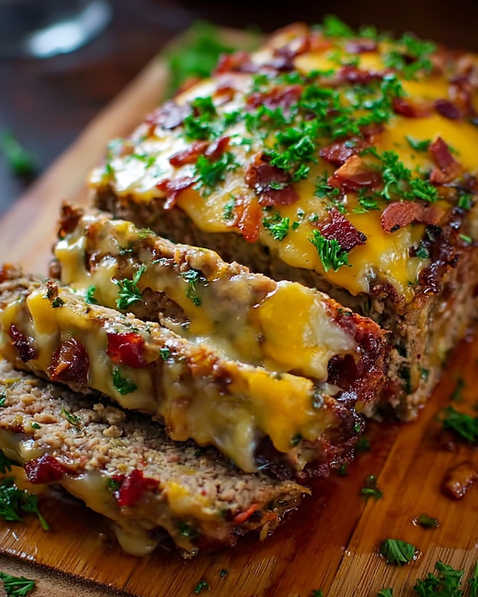 Philly Cheesesteak Meatloaf Recipe - Recipe Image