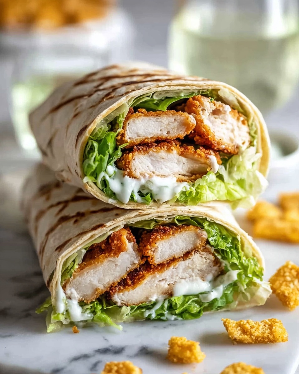 Chicken Caesar Wraps Recipe - Recipe Image
