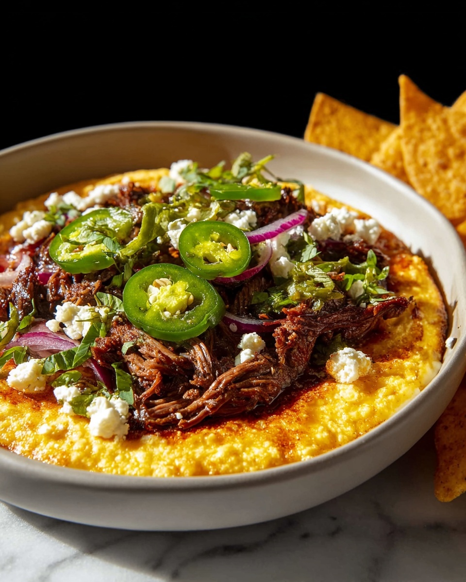 Roasted Poblano Brisket Dip Recipe - Recipe Image